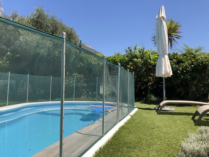 Poolside Mesh Fence Installation