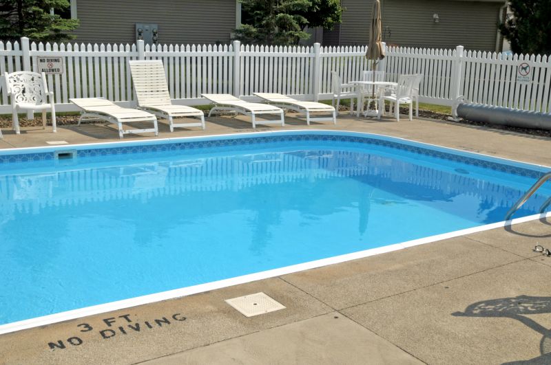 Pool Area with Fence